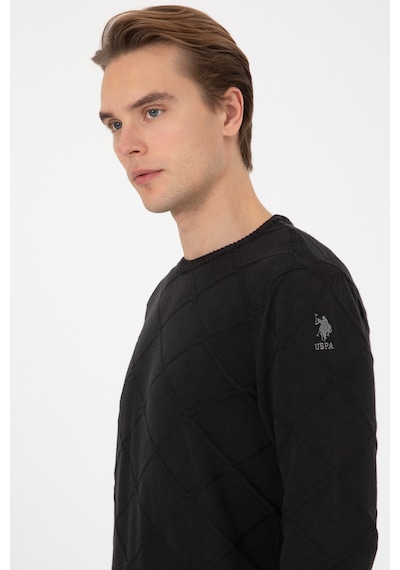 U.s. Polo Assn. Erkek Siyah Kazak /triko 50307825-vr046 Siyah