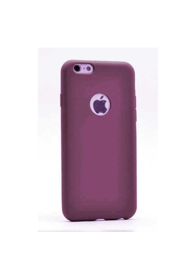 Apple Uyumlu iPhone 4s Kılıf Zore Premier Silikon Kapak Mürdüm