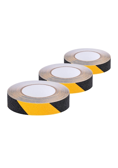 Unitape Sarı Siyah Merdiven/zemin Kaydırmaz Bant 24 Mm X 10 Mt 3 Lü Paket