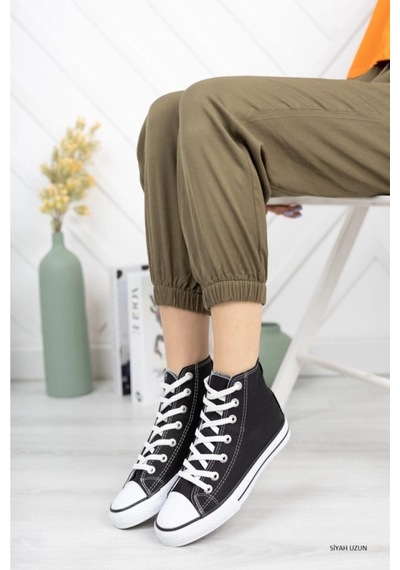 Siyah Unisex Bağcıklı Keten Bilekli Çocuk Genç Yetişkin Sneaker Günlük Spor Ayakkabı Convers Sneaker siyah Siyah Unisex Bağcıklı Keten Bilekli Çocuk Genç Yetişkin Sneaker Günlük Spor Ayakkabı Convers Sneaker siyah