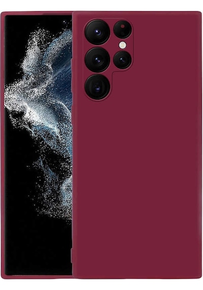 Kilifone - Samsung Uyumlu Galaxy S22 Ultra - Kılıf İçi Kadife Koruyucu Mara Lansman Kapak - Koyu Mor