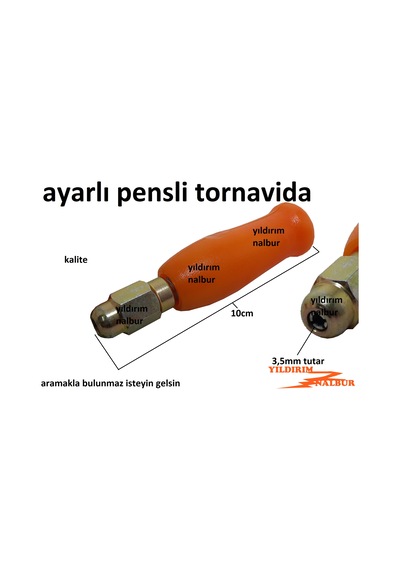 Ayarlı Pensli Tornavida 3.5mm Deri Delme Kesme Bıçak Aparatı