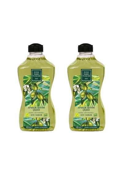 Eyüp Sabri Tuncer Doğal Zeytinyağlı Sıvı Sabun Ayvalık Zeytin Çiçeği 1500 Ml Pet Şişe X 2