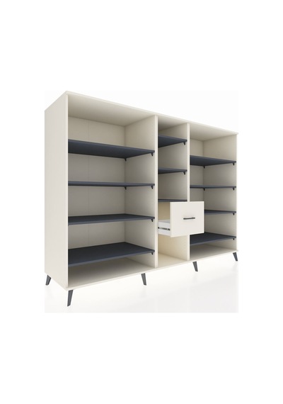 Kronos Dolap 11 Raflı 3 Çekmeceli 220x59x163 Aytaşı-antrasit/ayt Aytaşı-antrasit/aytaşı Kronos Dolap 11 Raflı 3 Çekmeceli 220x59x163 Aytaşı-antrasit/ayt Aytaşı-antrasit/aytaşı