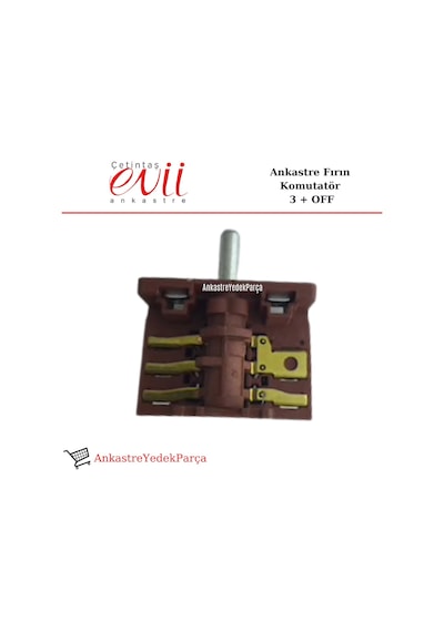 Çetintaş Evii Komutatör / Şalter Anahtar 3+Off Konum Anahtari - 368065472