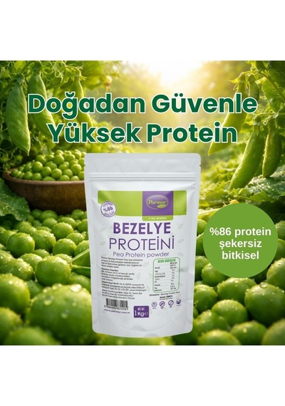Bezelye Proteini 1 Kg Ahududu