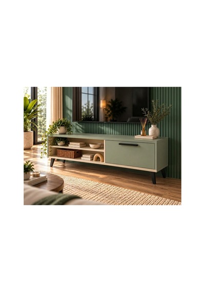 Pınar Modern Tv Ünitesi - Kum Beji - Su Yeşili - 120 Cm -tv Sehpası Kapaklı Raflı Çok Renkli - 931105561 Çok Renkli Pınar Modern Tv Ünitesi - Kum Beji - Su Yeşili - 120 Cm -tv Sehpası Kapaklı Raflı Çok Renkli - 931105561 Çok Renkli