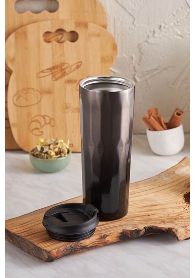 Karaca Joyful Sızdırmaz Çelik Termos Siyah 500 ml
