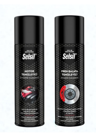 Selsil Motor Temizleme 500ml Ve Fren Balata Temzileme 500ml