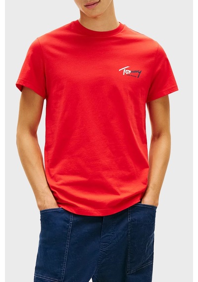 Tommy Jeans Pamuklu Slim Fit Logolu Bisiklet Yaka T Shirt Erkek T Shirt Dm0dm22538 Xl8 Kırmızı Kirmizi Tommy Jeans Pamuklu Slim Fit Logolu Bisiklet Yaka T Shirt Erkek T Shirt Dm0dm22538 Xl8 Kırmızı Kirmizi