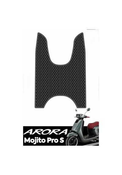 Arora Mojito Pro S Premium Eva Motosiklet Paspası Siyah-siyah