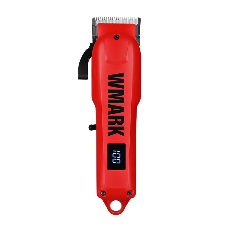 Wmark Ng-1005 Şarjlı Saç Kesme Makinesi Kırmızı Ergonomik Tasarım, Sessiz Motor 3-4 Saat