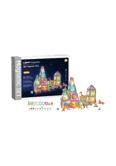 Magnetic Tiles Star Diamond Light Version 89 Parça / Ch1230