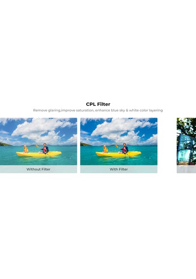 K&f Concept Cpl Nd8 Nd16 Nd32 Nd64 Nd1000 Djı Osmo Action 3/4/5 Pro Uyumlu