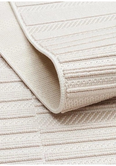Eko Halı Mono Loop 01 Beige Sisal Görünümlü Bukleli Kaymaz Tabanlı Yıkanabilir Halı Bej