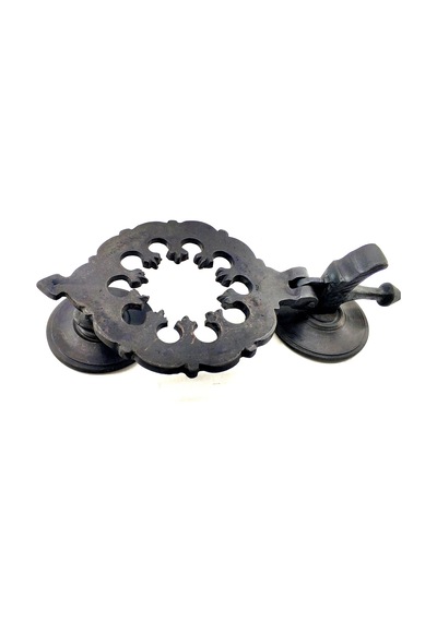 Antika Tarz Dekoratif Pirinç Osmanlı Kapı Tokmağı, Taktak - 265x75mm, Oksit Belirtilmemis