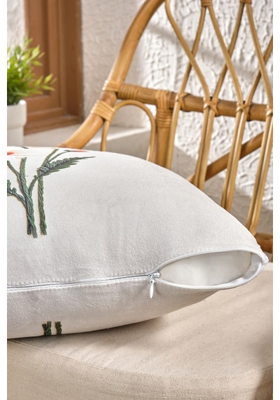 Soft Kadife Baskılı 43 X 43 Cm Kırlent Kılıfı Çok Renkli