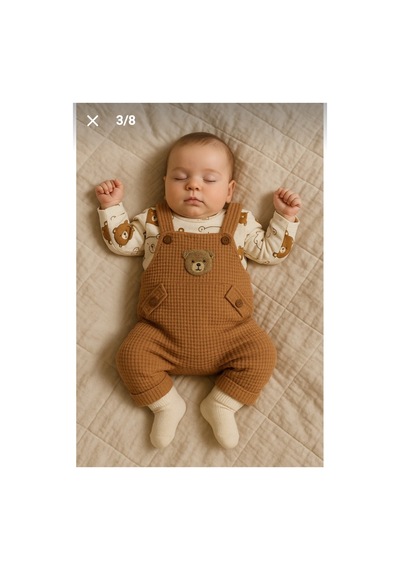 Uğur Bebe Ayı Desenli Erkek Bebek Tulum 3lü Tulum Seti Zıbın Tulum Çorap 3-6-9ay Bebek Kıyafeti Kahverengi Kahverengi Uğur Bebe Ayı Desenli Erkek Bebek Tulum 3lü Tulum Seti Zıbın Tulum Çorap 3-6-9ay Bebek Kıyafeti Kahverengi Kahverengi
