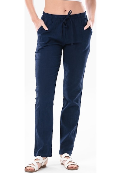 Eliş Şile Bezi Şile Bezi Çift Cepli Unisex Yazlık Pantolon Lacivert Lcvt-lacivert Lacivert
