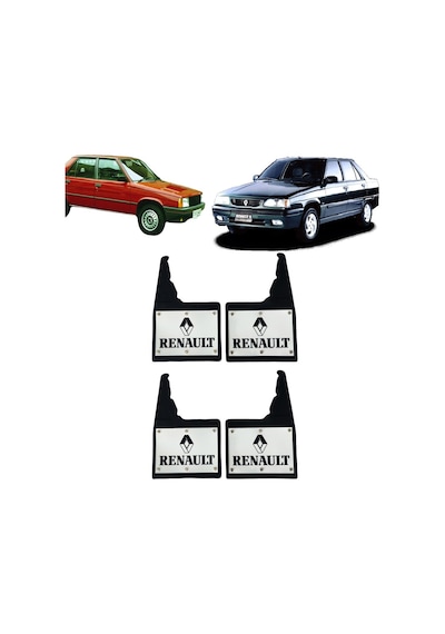 Renault 9 Broadway Spring Fairway Uyumlu 4 lü Ön-Arka Perçinli Paçalık Tozluk Çamurluk REN1RX021YD