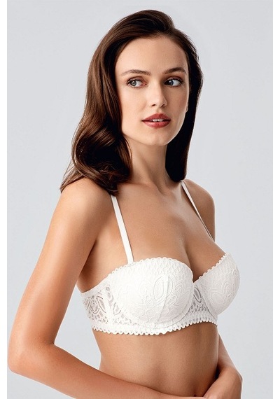 New Bra 33-8355 Destekli Sütyen ekru