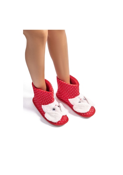 Twigy Bunny Kadın Ev Botu Kırmızı 36/41 CC0040 Kırmızı