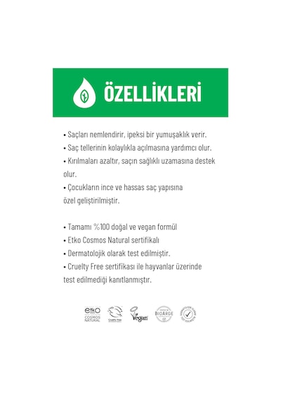 Siveno %100 Doğal Kolay Tarama Spreyi Çocuklar İçin Nemlendirici Hindistan Cevizi Yağlı 100 ml