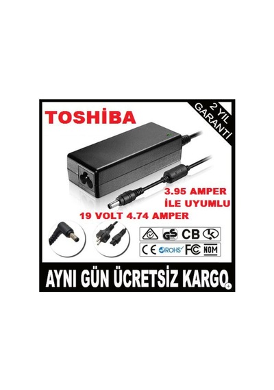 Toshiba Toshıba Adaptör 19 Volt 4,74 Amper Şarj Aleti