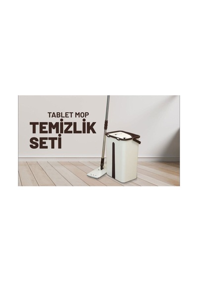 Zambak Maxi Pratik Temizlik Seti + 4 Adet Yedek Mop