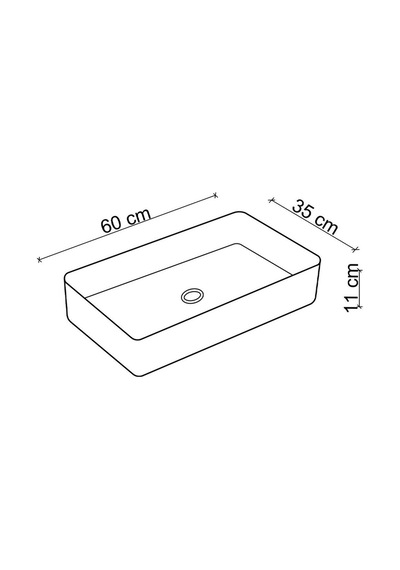 Ey-7034s Tezgah Üstü Lavabo Siyah & Altın Renkli