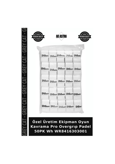 Özel Üretim Ekipman Oyun Kavrama Pro Overgrıp Padel 50pk Wh Wr8416303001 Beyaz