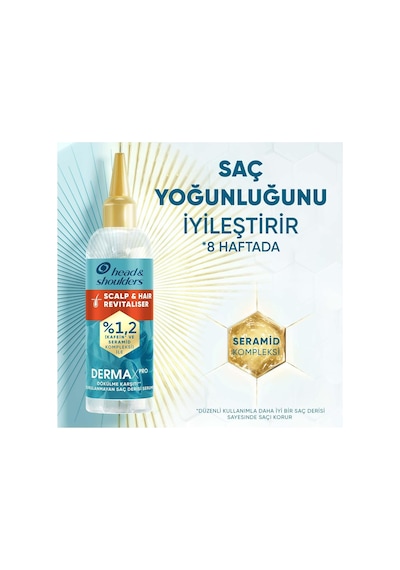 Dermaxpro Scalp & Hair Revitaliser Dökülme Karşıtı Durulanmayan Saç Derisi Serumu Kafein Ve Seramid İle 145ml