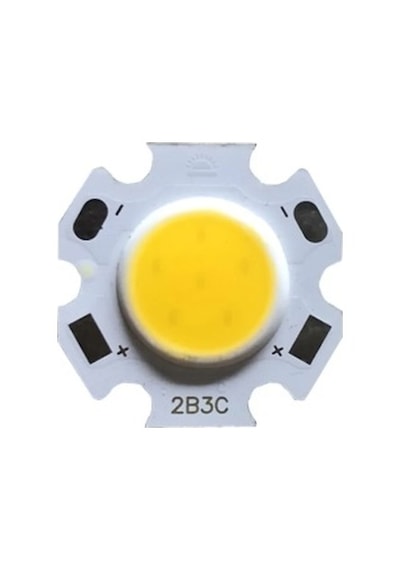 5 Adet 3w Cob Power Led Çip Ray Spot Ledi 3 Watt 9-12v Beyaz Renk 5 Adet 3w Cob Power Led Çip Ray Spot Ledi 3 Watt 9-12v Beyaz Renk