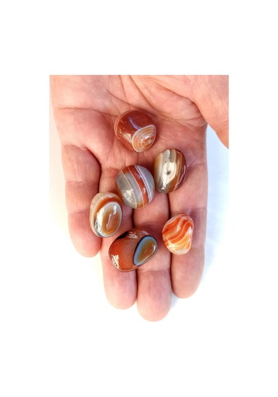 Çizgili Akik 50 Gram Tamburlu Parçalar 446
