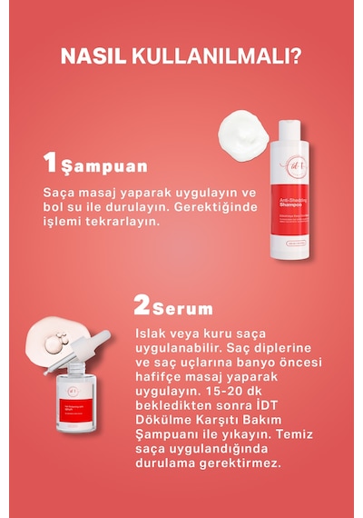 İd-T Sihirli Saç Seti Magic Hair Set Dökülme Karşıtı Bakım Şampuanı 250 ML + Saç Yoğunlaştırıcı Bakım Serumu 250 ML