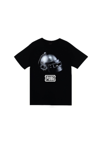 Stoned&Fame Pubg Baskılı T-shirt SIYAH