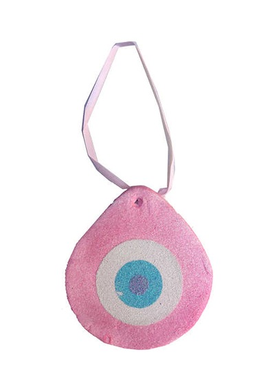 Nazar Boncuğu Köpükten 14X15Cm Pembe Pakette 1 Adet