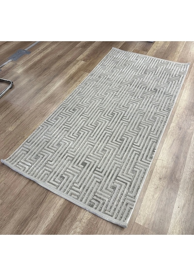 Hoom Rugs Ares 1140 Vizon Modern Düz Desen Pamuk Taban Halı Vizon