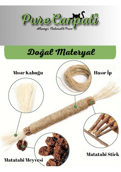 Purecanpati Matatabi Çubuğu 5 Adet