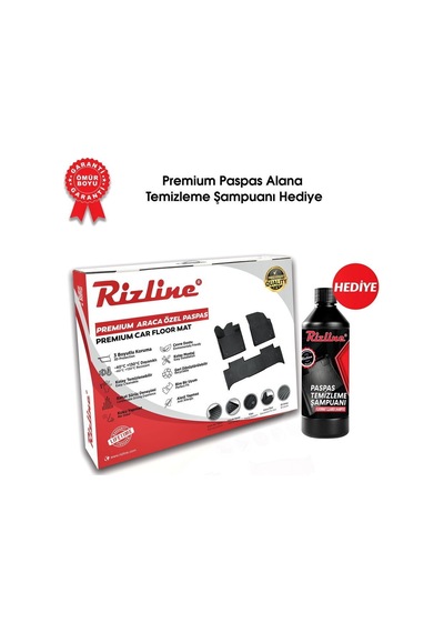 Rizline Premium Cupra Leon 2023 Ve Sonrası 3d Havuzlu Paspas Siyah