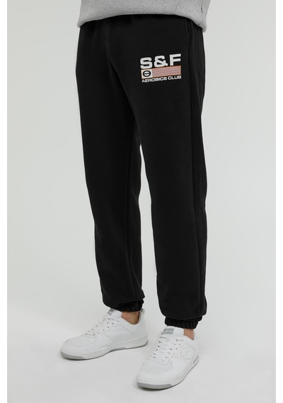 Superfly MEN SWEAT PANT. Siyah Erkek Eşofman Altı Siyah