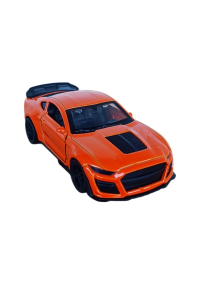 1 Adet Metal Camaro Çekbırak Oyuncak Araba 12 Cm. Mavi Turuncu Siyah