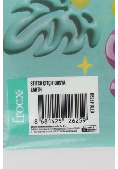 X Dekomus Lisanslı Stitch 2 Adet Çıtçıt Dosya Yeni Sezon Diğer