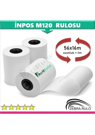 1000 Adet - İnpos M120 Pos Rulosu