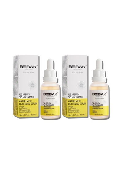 Bebak Pharma Serisi Yüzde İki Arbutin Serum 30 Ml 2 Paketi