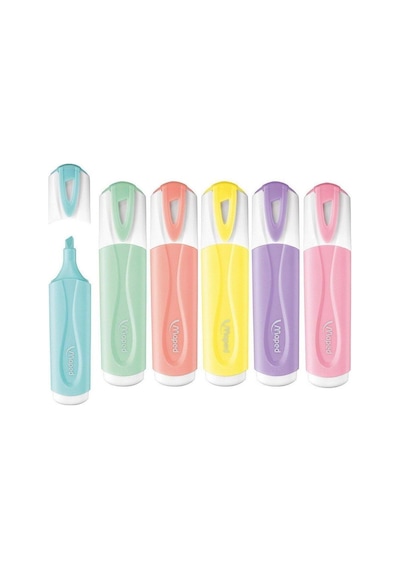 Zekicocuk-Maped Fosforlu Kalem Pastel Renk 6'lı 742558