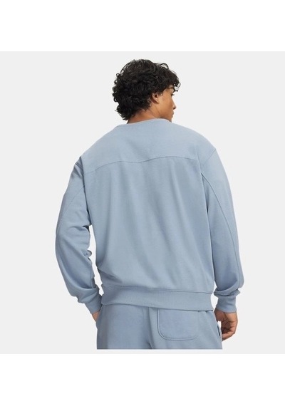 Under Armour Ua Rival Lightweight Crew Erkek Sweatshirt 6009347-448 Mavi