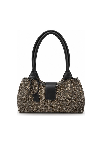 Levano Leather Premium Hakiki Dana Derisi Kadın Omuz Çantası Desenli Fermuarlı Günlük El Çantası Siyah Bej 30x15 Çok Renkli Levano Leather Premium Hakiki Dana Derisi Kadın Omuz Çantası Desenli Fermuarlı Günlük El Çantası Siyah Bej 30x15 Çok Renkli