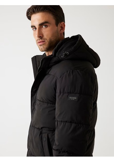 Guess Stretch Puffa Jacket Erkek Şişme Mont M4bl21wgj42 M4bl21wgj42 Jblk Siyah