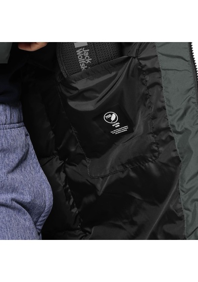 Jack Wolfskin Frozen Palace Coat W Yeşil